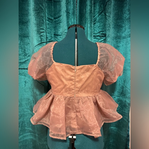 Altar’d state pink tulle shirt - Picture 2 of 3